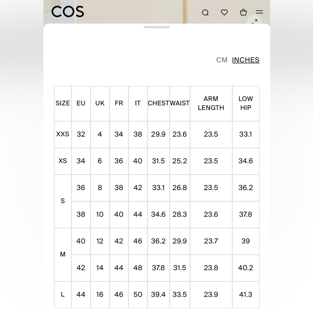COS • 100% Silk Print Blouse **SEE MEASUREMENTS** Off-White Green Oversized - Picture 14 of 15